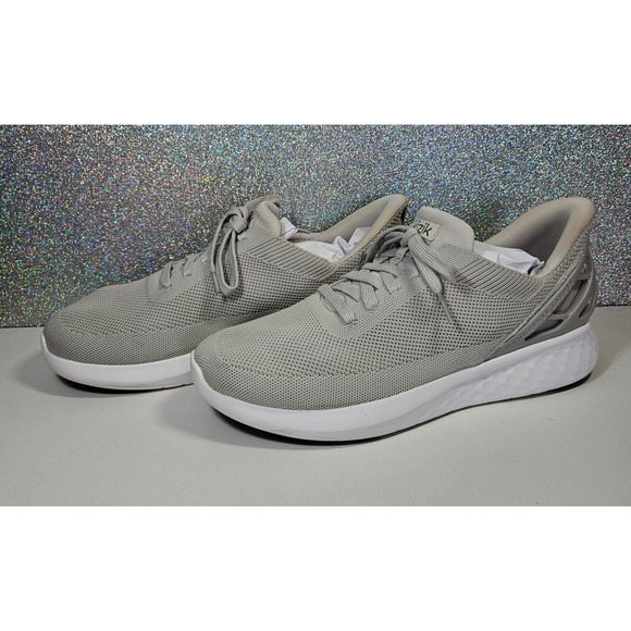 KIZIK Lima Hands-Free Grey Knit Slip On Sneakers Mens 10.5 Womens 12